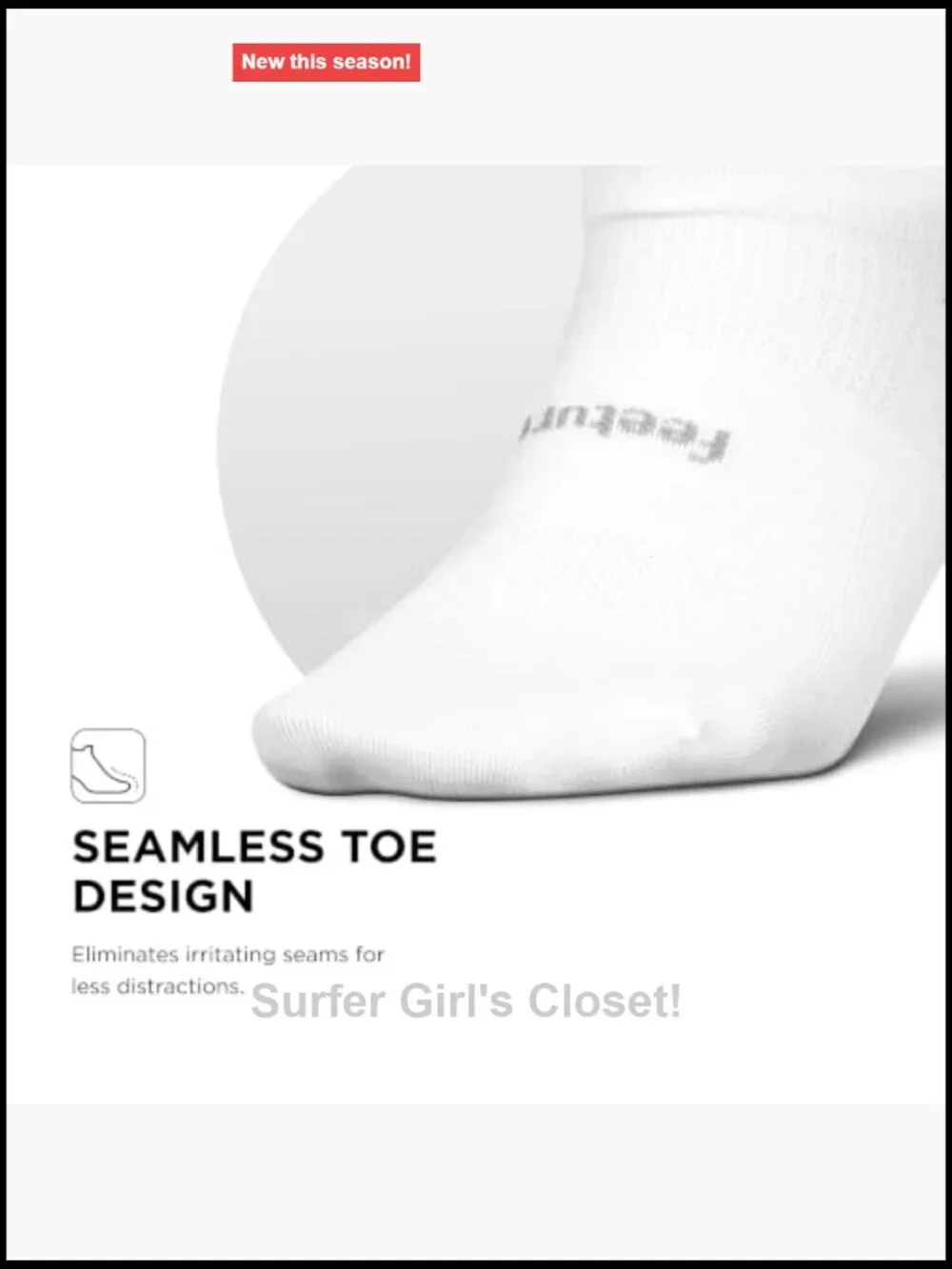 Ultra Light No Show Ankle Socks with Heel Tab - 3 Pack Athletic Socks